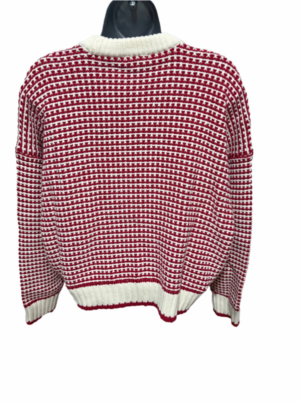 NWT Madewell Textured-Stitch Crewneck Sweater in 100% Cotton size medium - Picture 6 of 12